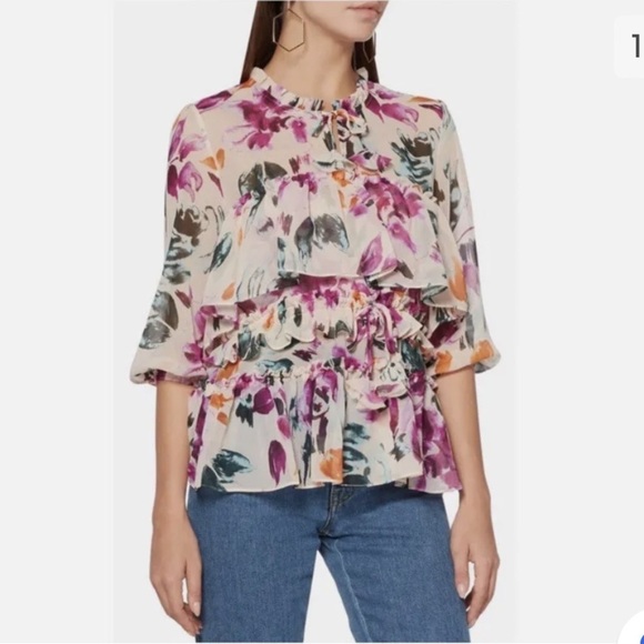 MISA Viola Blouse- Size Small 🌸🌺 - Picture 3 of 11